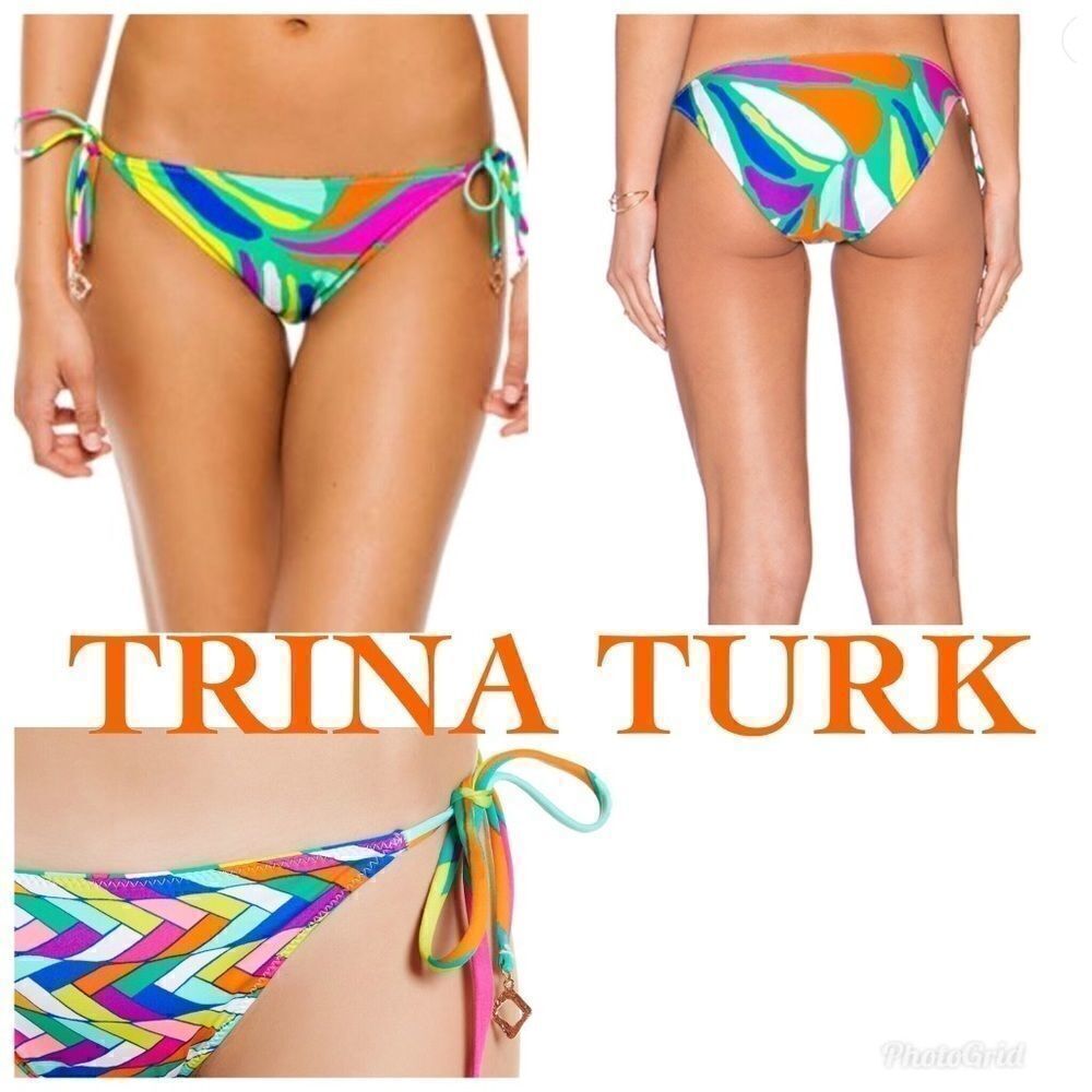 Trina Turk reversible bikini bottoms. NWT